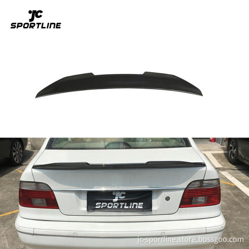 JC Sportline Carbon Fiber Rear Trunk Spoiler for BMW E39 5 Series 1996-2003
